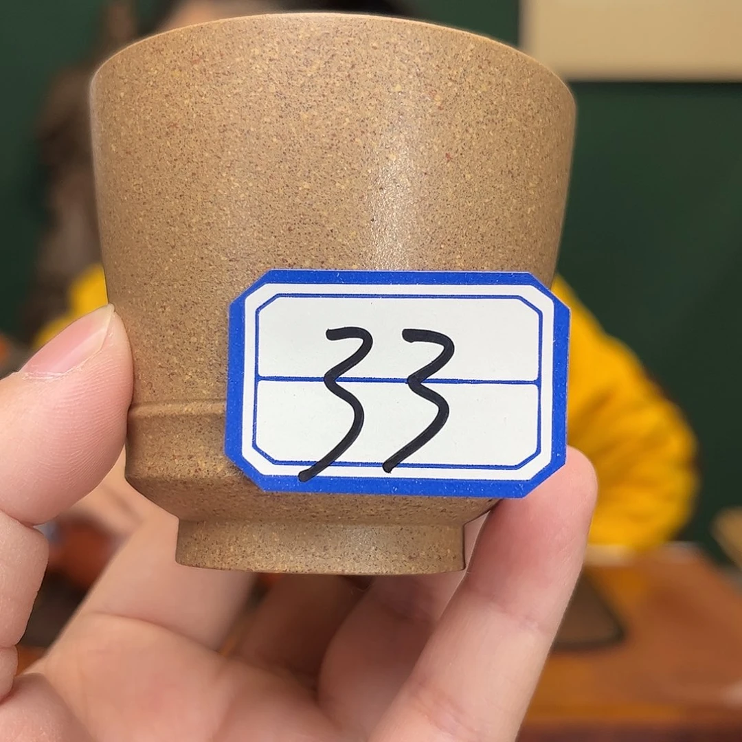 紫砂茶杯段泥杯子