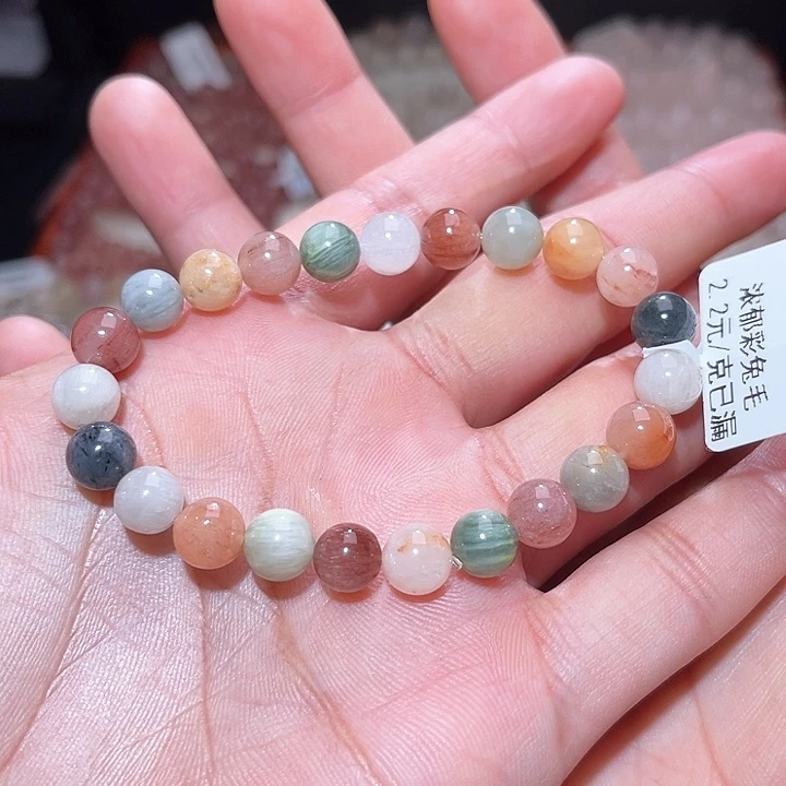 水晶手链未镶嵌160号主图手串  8+