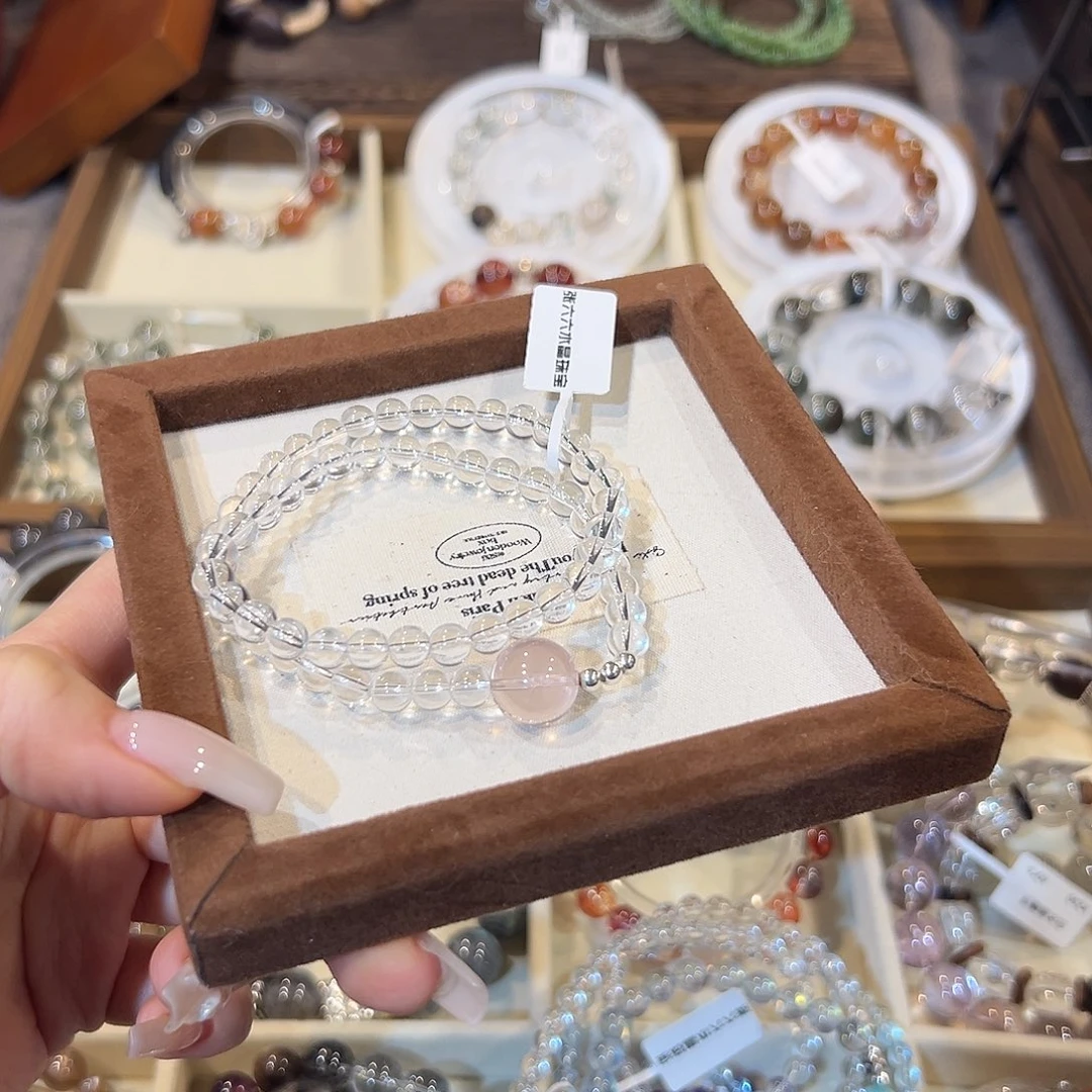 手链烟晶银S925镶嵌