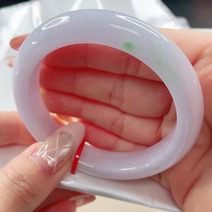 翡翠未镶嵌手镯55x090