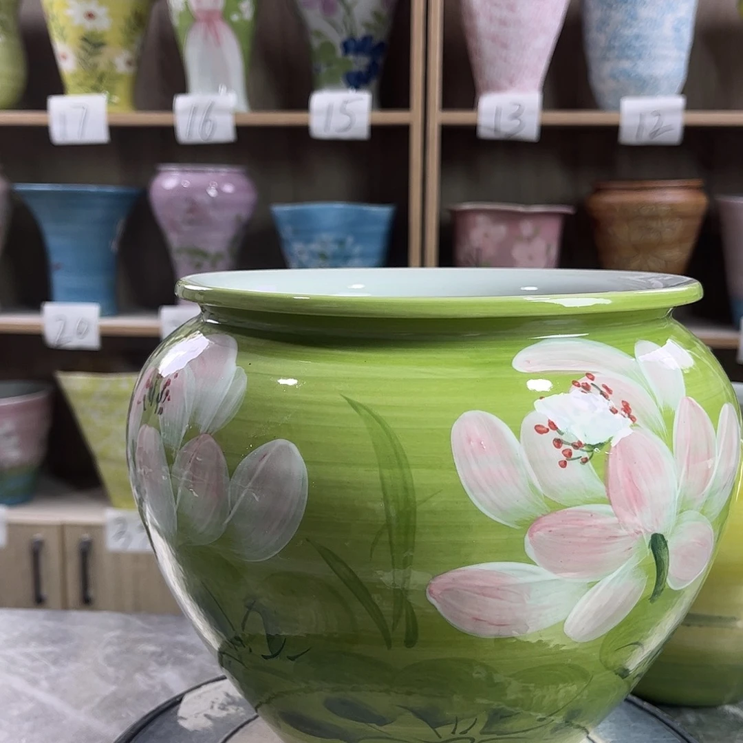 景德镇陶瓷花盆花盆