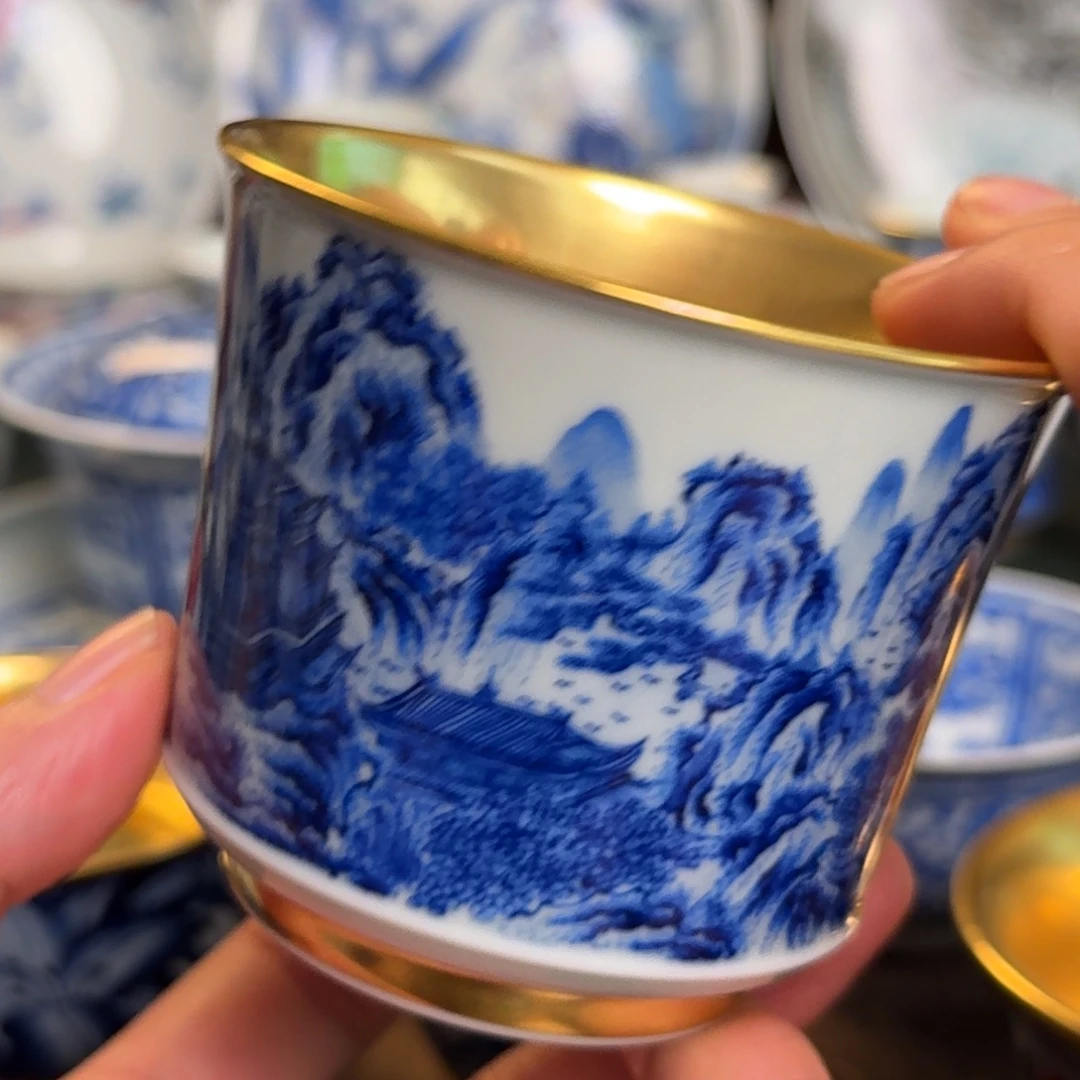 A***u纯手工手绘陶瓷茶具