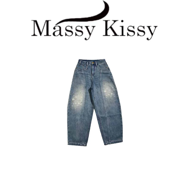 百搭时尚设计牛仔长裤BU262