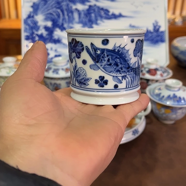 錡镇堂手工手绘杯