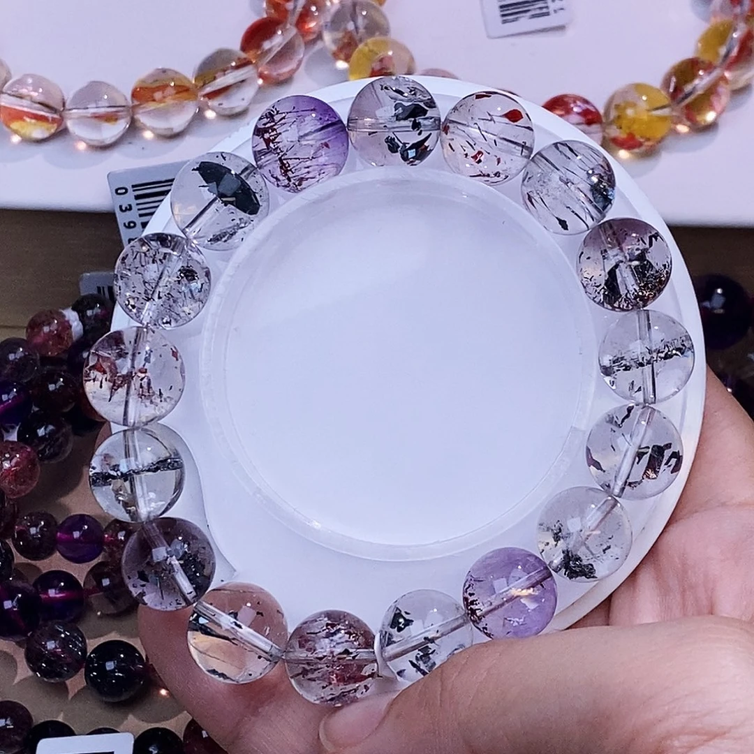 未镶嵌手链水晶毒液超七12mm+