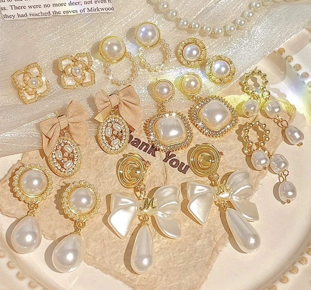 铜合金耳饰 2025新款轻奢高级气质百搭ins耳环合集1-110