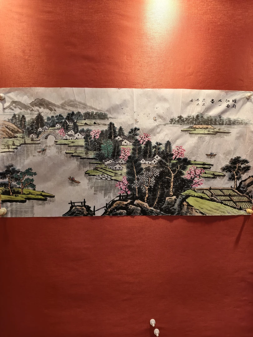 烟雨江南又一春装饰壁画