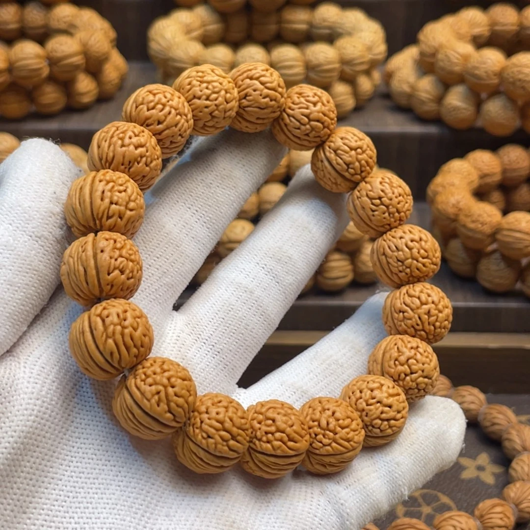 手串桃核て****ミ野生蟠龙精品