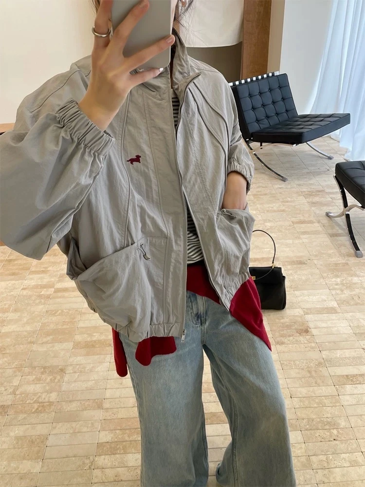 【休闲夹克棒球服】2025年春季新款防晒外套女初春独特超好看