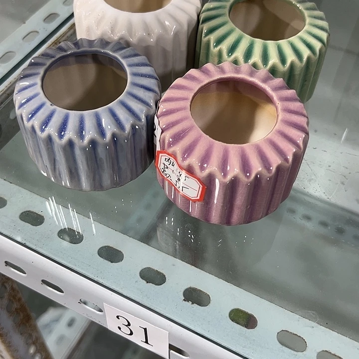微瑕陶瓷花盆满9.9发
