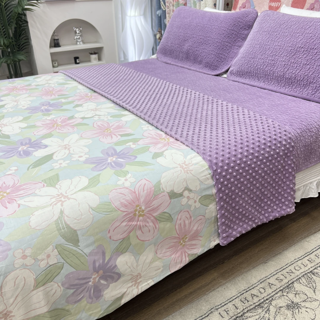 纯棉加德芙绒被罩