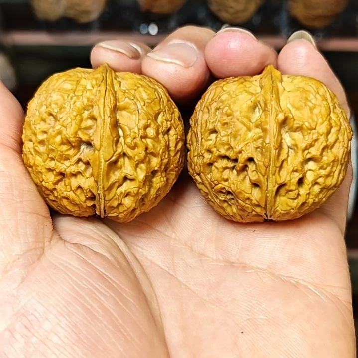 吊坠文玩核桃金丝绣球七彩（23）