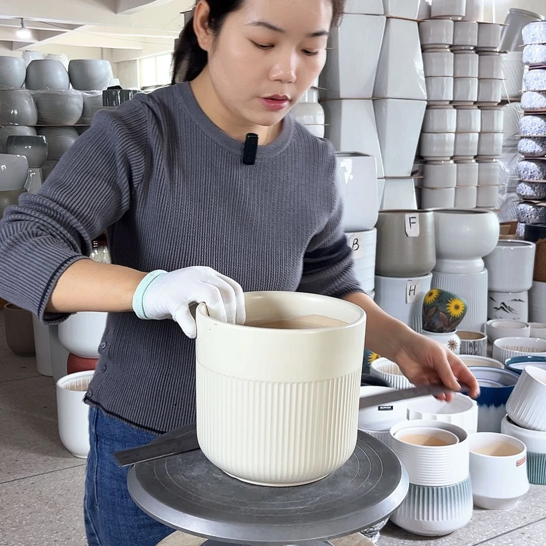 陶瓷口径18-17。奶油
