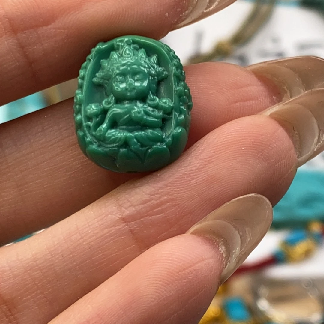 未镶嵌绿松石挂件8****5