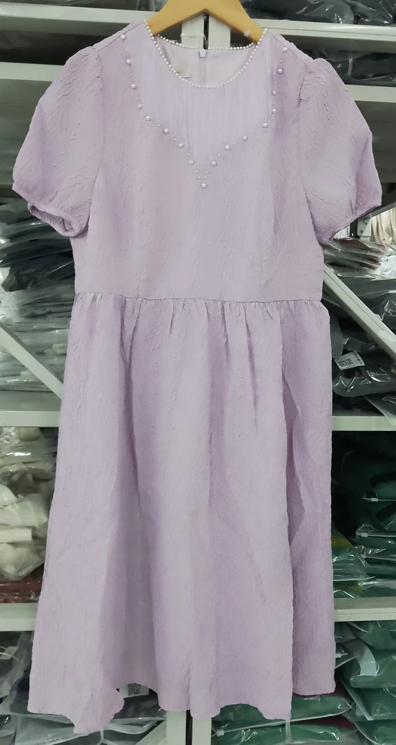 25n洋气时尚休闲夏季纯色设计师连衣裙（LC63205106）