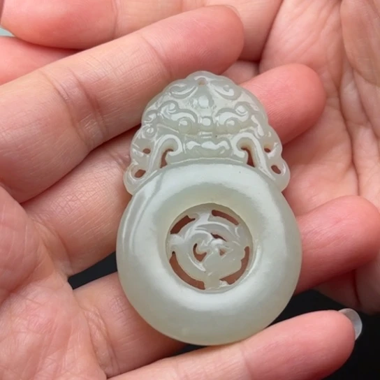 未镶嵌和田玉挂件飞*