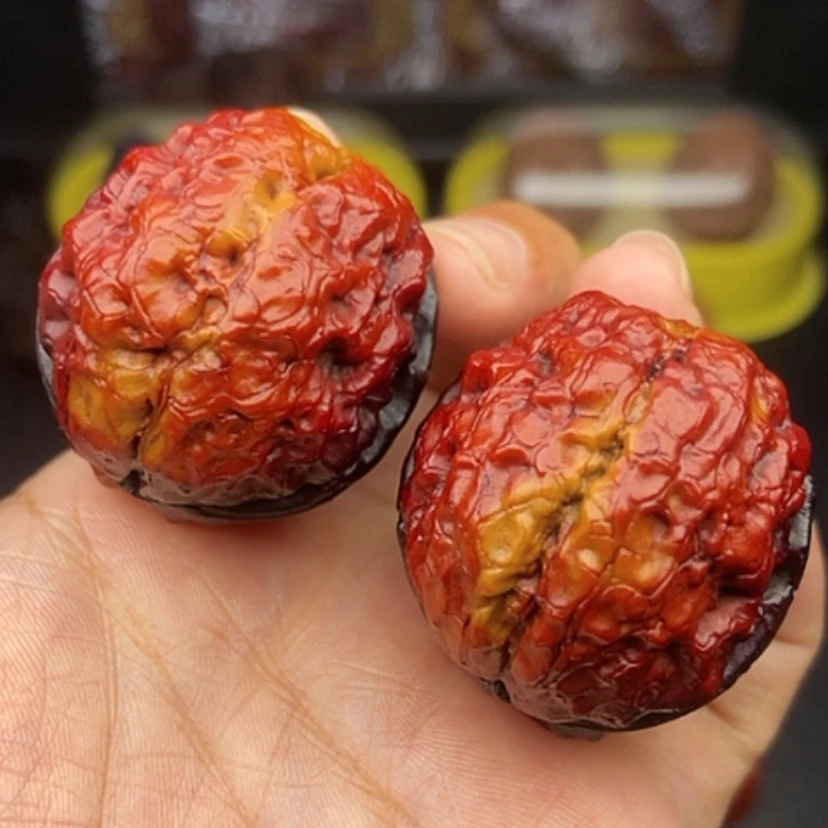 【闪购商品】文玩核桃手串40尺七彩至尊疙瘩包