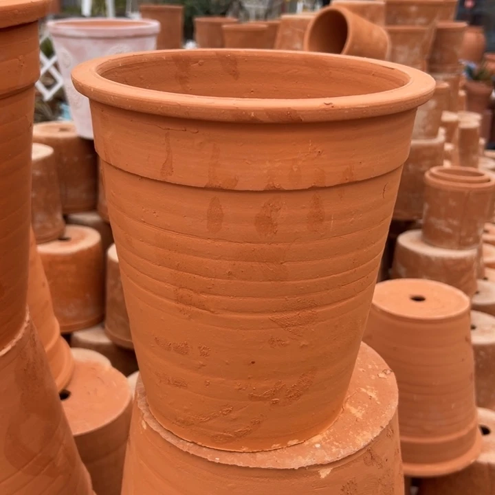 22×23 手工拉胚红陶微瑕