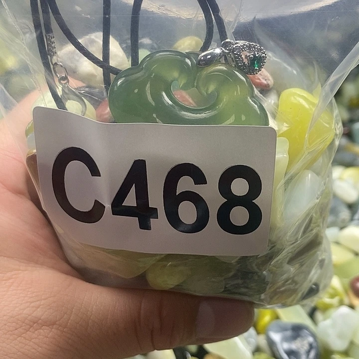 岫玉鱼缸石未镶嵌