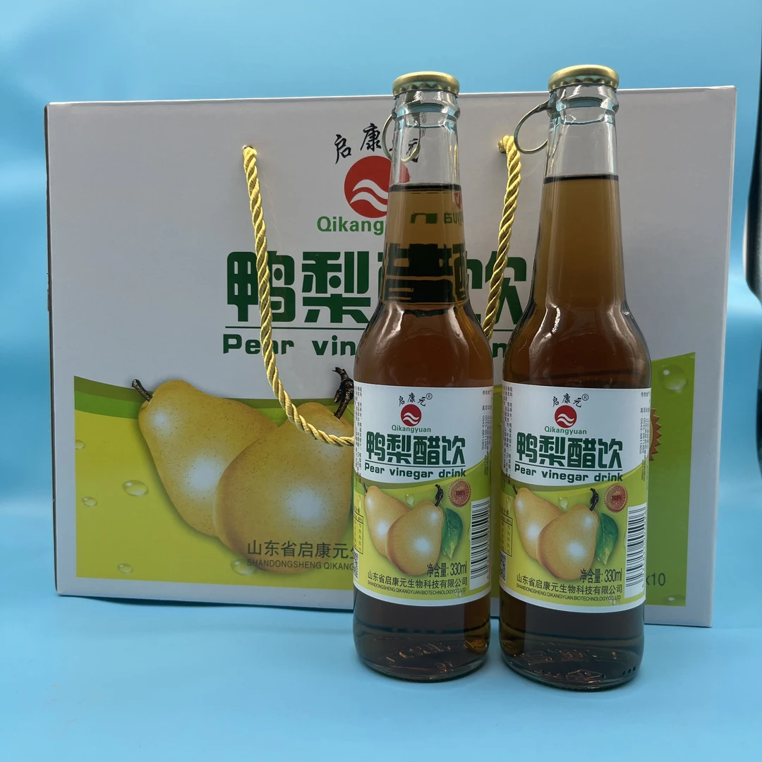 山东阳信特产启康元鸭梨醋饮水果醋饮料