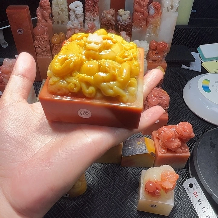 阿****老挝石老挝保利石印章