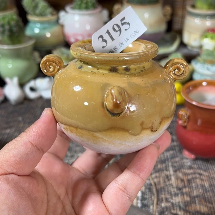 口4 手工花盆满30包邮