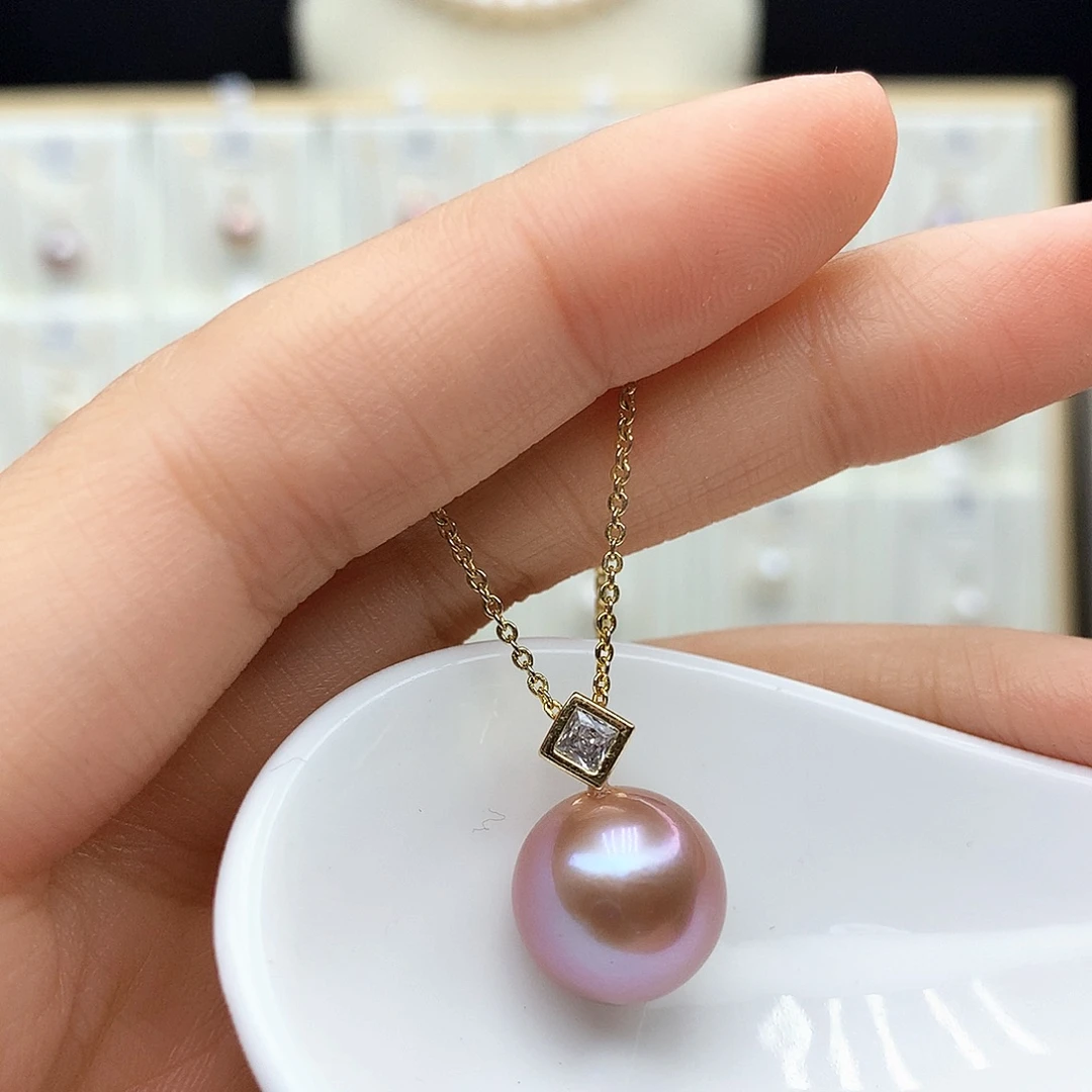 合金淡水珍珠颈饰