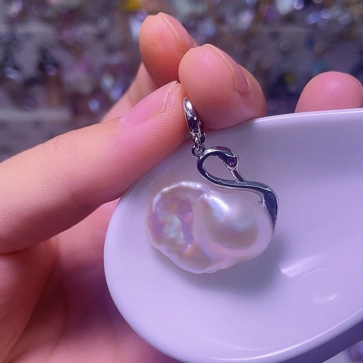 淡水珍珠颈饰合金47