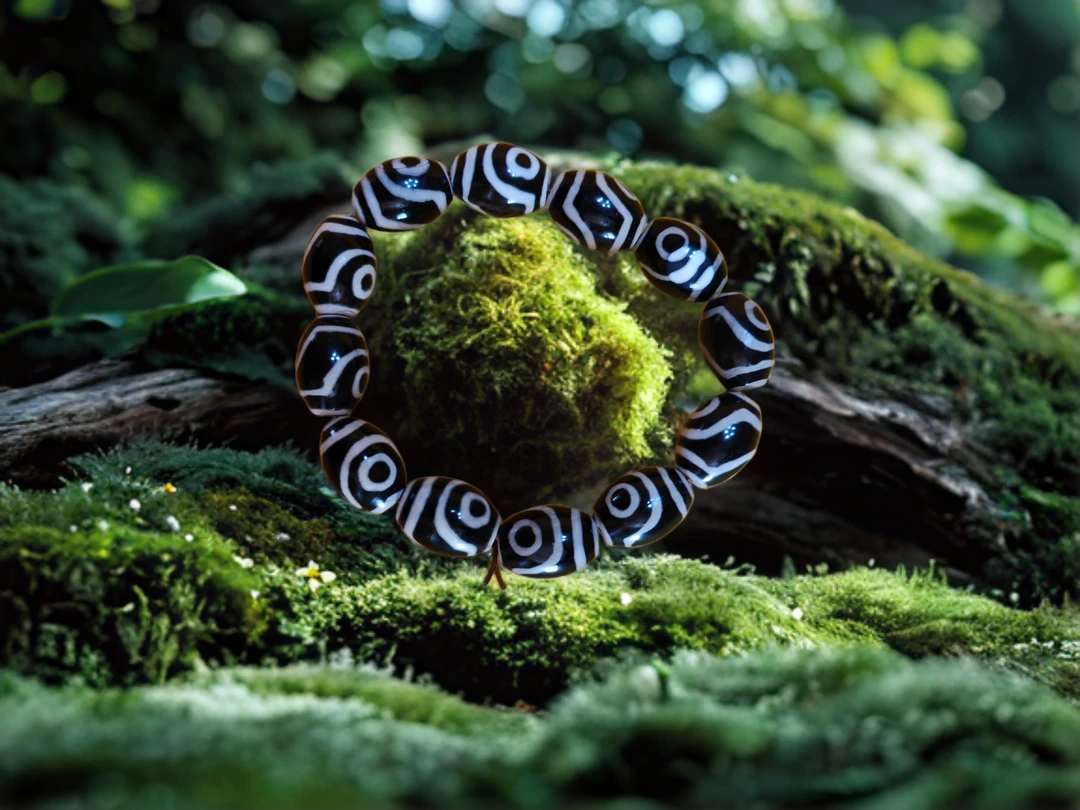 铁合金大理石手链 图案颜色多样适合佩戴