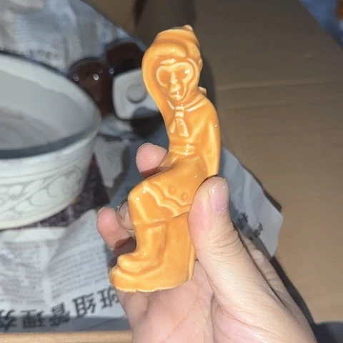 瓷片国营厂库存摆件