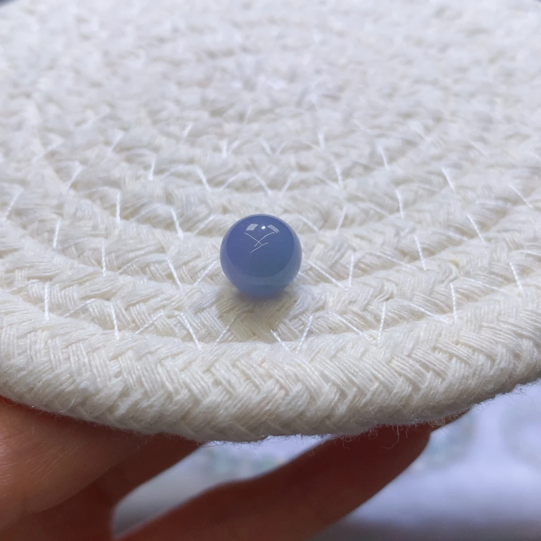 定制翡翠未镶嵌 毛货抛光定制 浓色紫 卡9.1 二