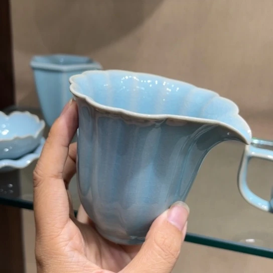 瓷片陶瓷茶具汝窑瓷器