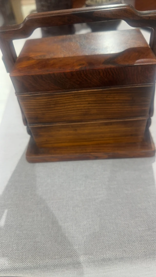 文房木器老物件手提盒