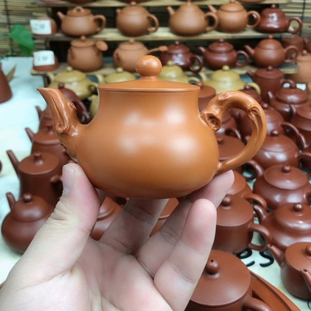 【闪购商品】朱泥茶壶阿*蚁花器君德110毫升