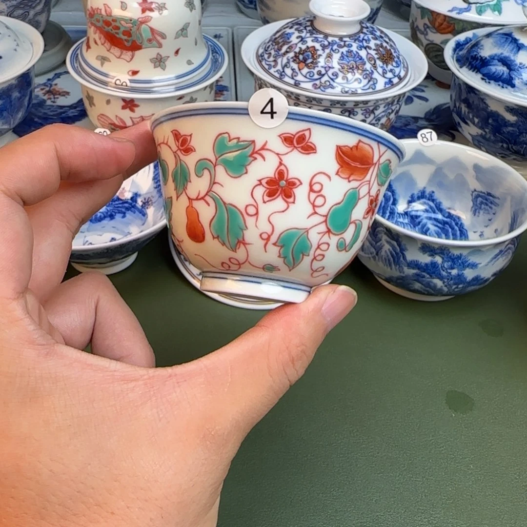 彦祖纯手工手工手绘茶具4