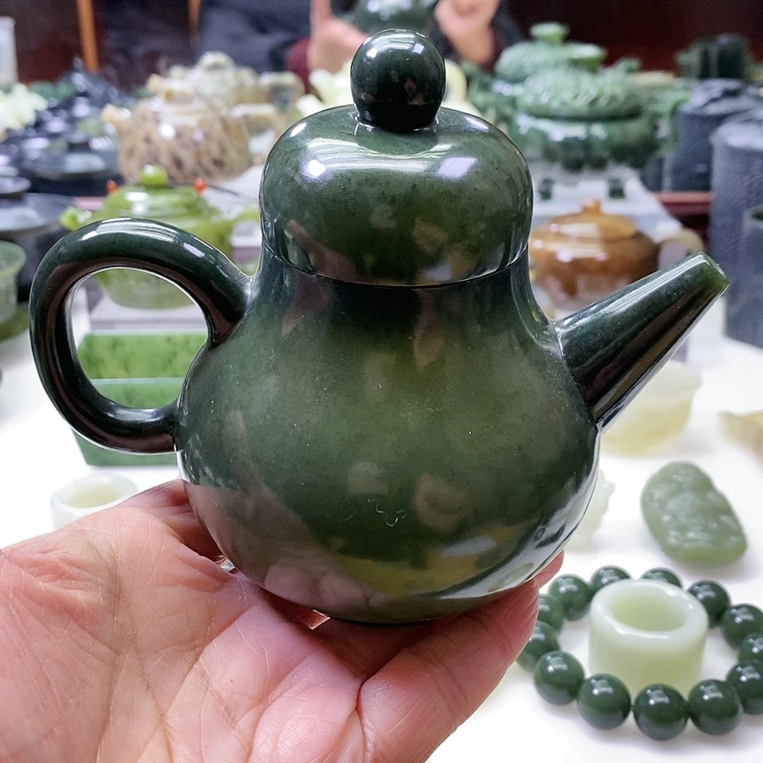和田玉茶壶未镶嵌