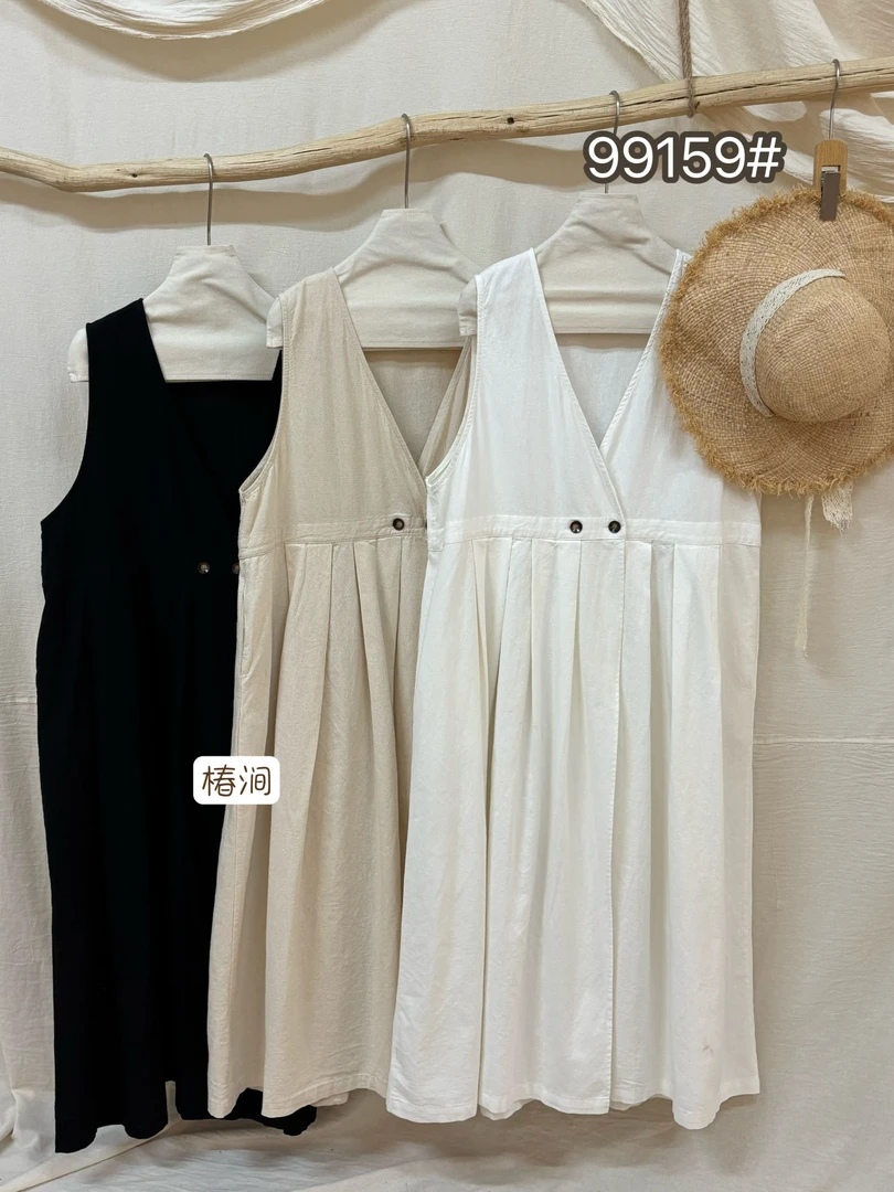 椿涧（99159）日系时尚背心裙 kc