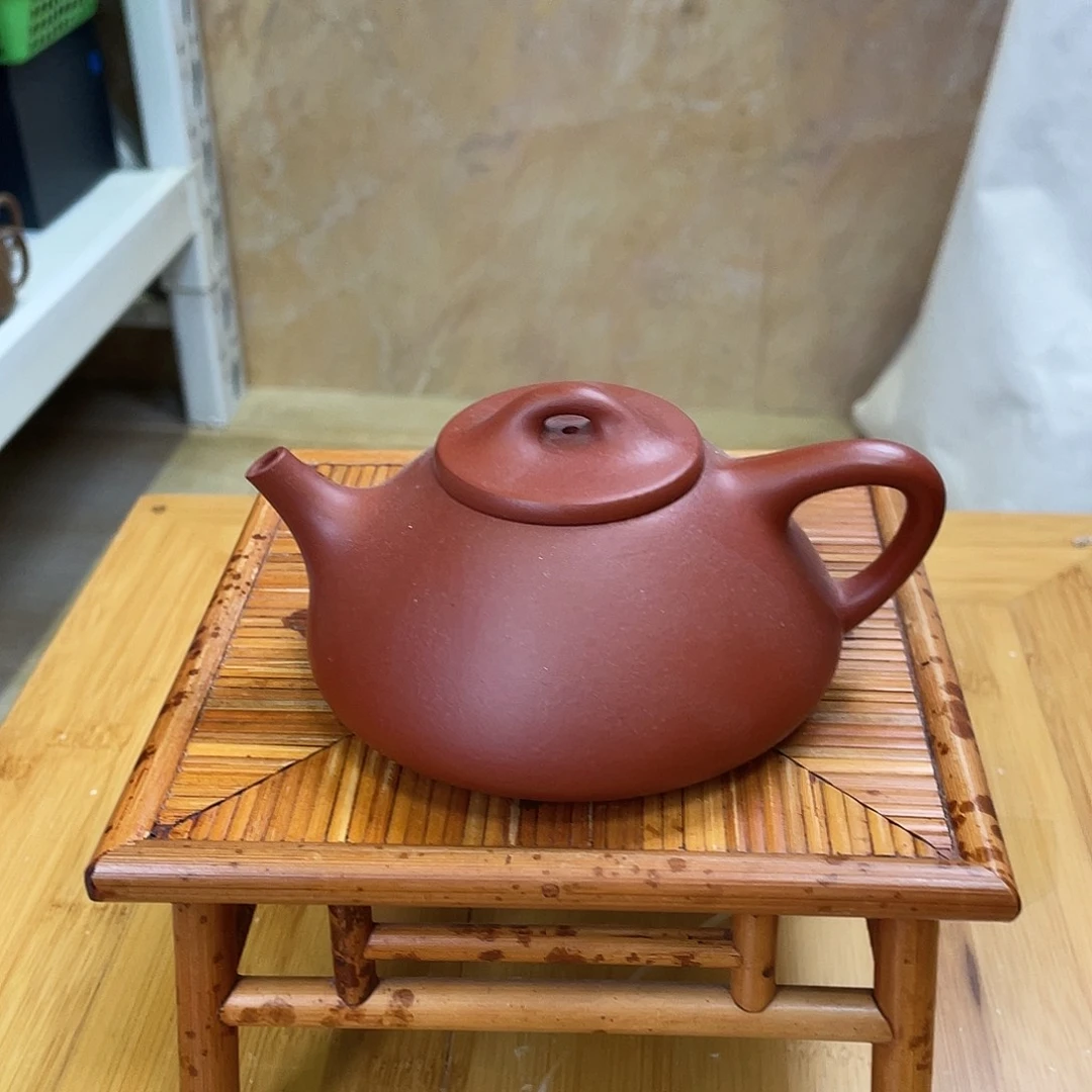 李***班茶壶紫砂朱泥200cc子冶