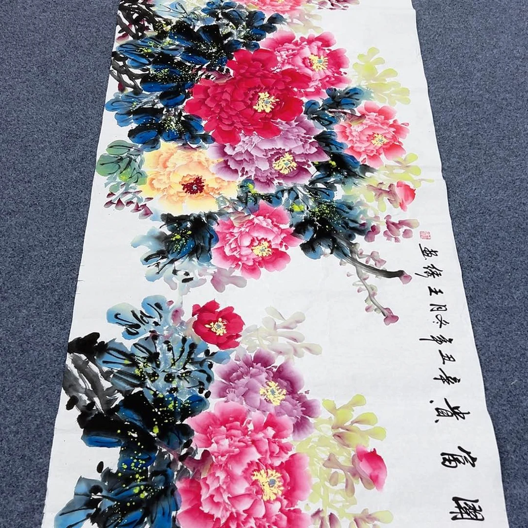 国画国画作品宣纸纯手绘