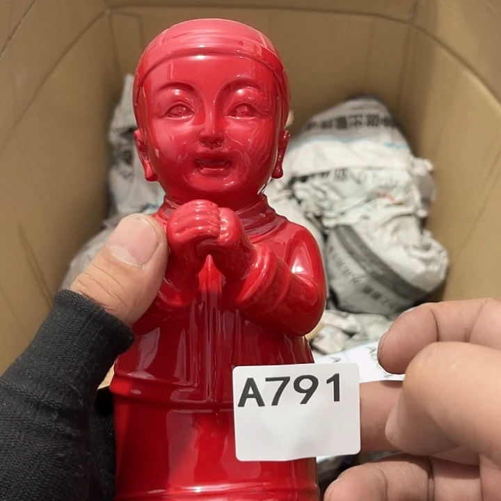 瓷片茶摆件工艺品摆件666