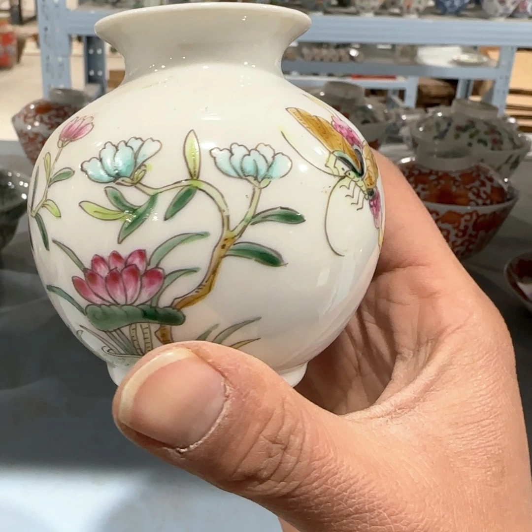 瓷片摆件手绘瓷器全部处理