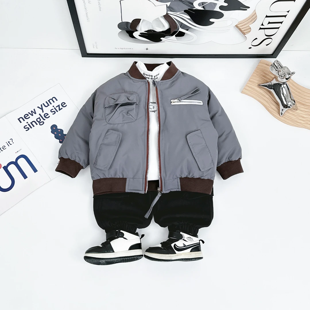 儿童棉服男童冬款加厚棉衣2025新款冬装 D-WG27606 悠悠童话童装