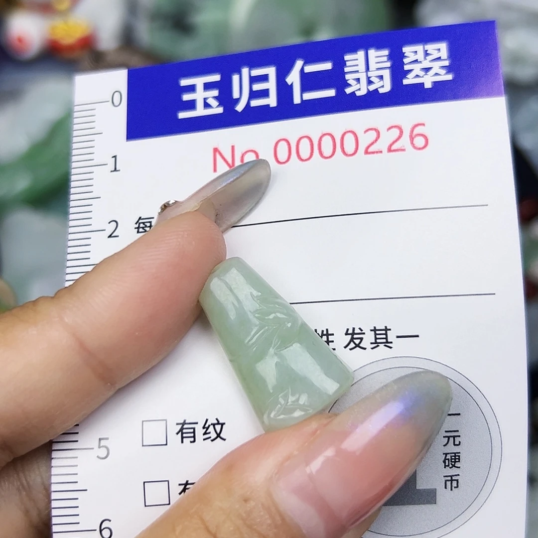翡翠未镶嵌吊坠(不含链)111