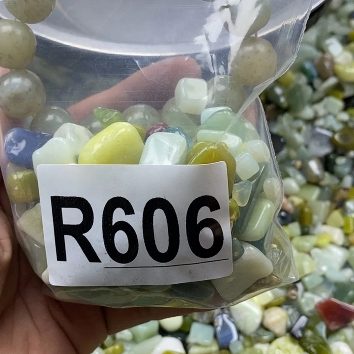 蛇纹石玉未镶嵌鱼缸石