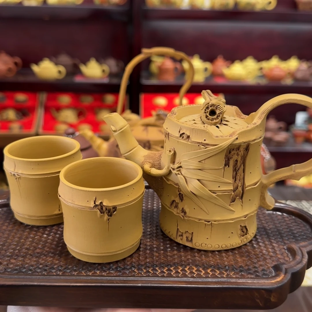 【闪购商品】紫砂茶壶竹节青蛙