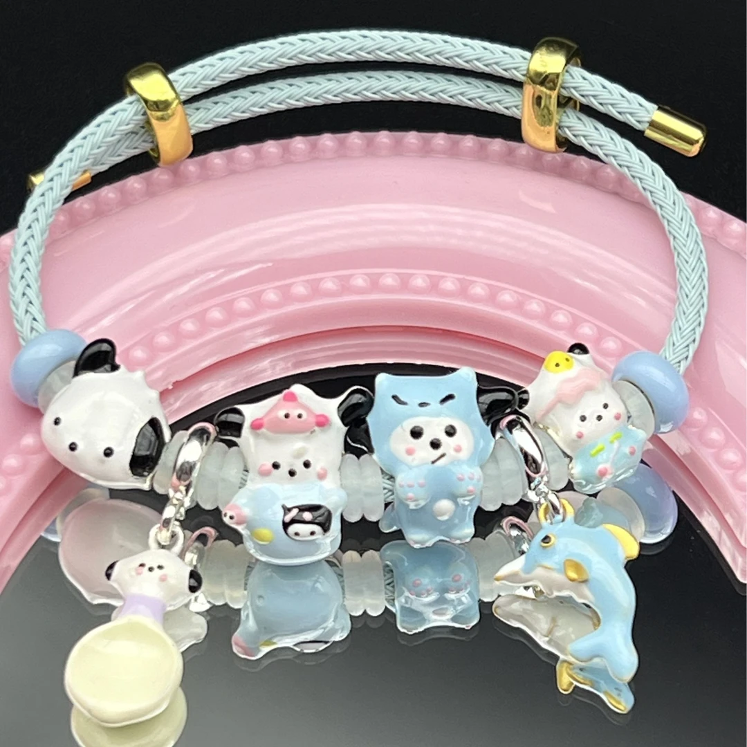 小众原创夏日串珠卡通手链beads学生闺蜜可爱情侣礼物小帕手链