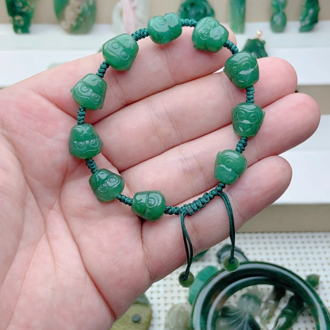 独山玉未镶嵌手串