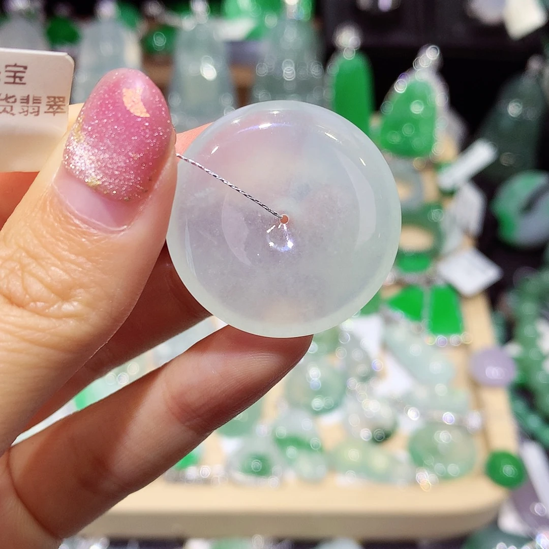 颈饰未镶嵌翡翠扣子