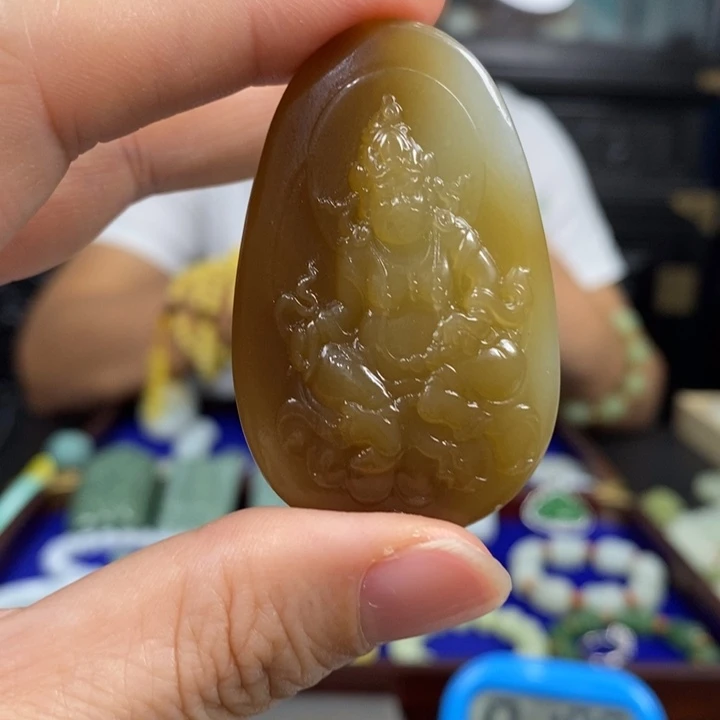 风***愿和田玉未镶嵌颈饰