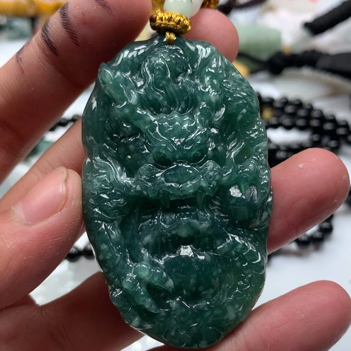 颈饰未镶嵌翡翠保真天然a货翡翠